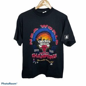Vintage 1993 Chicago Bulls NBA World Champions Single Stitch Tshirt Tee Medium M